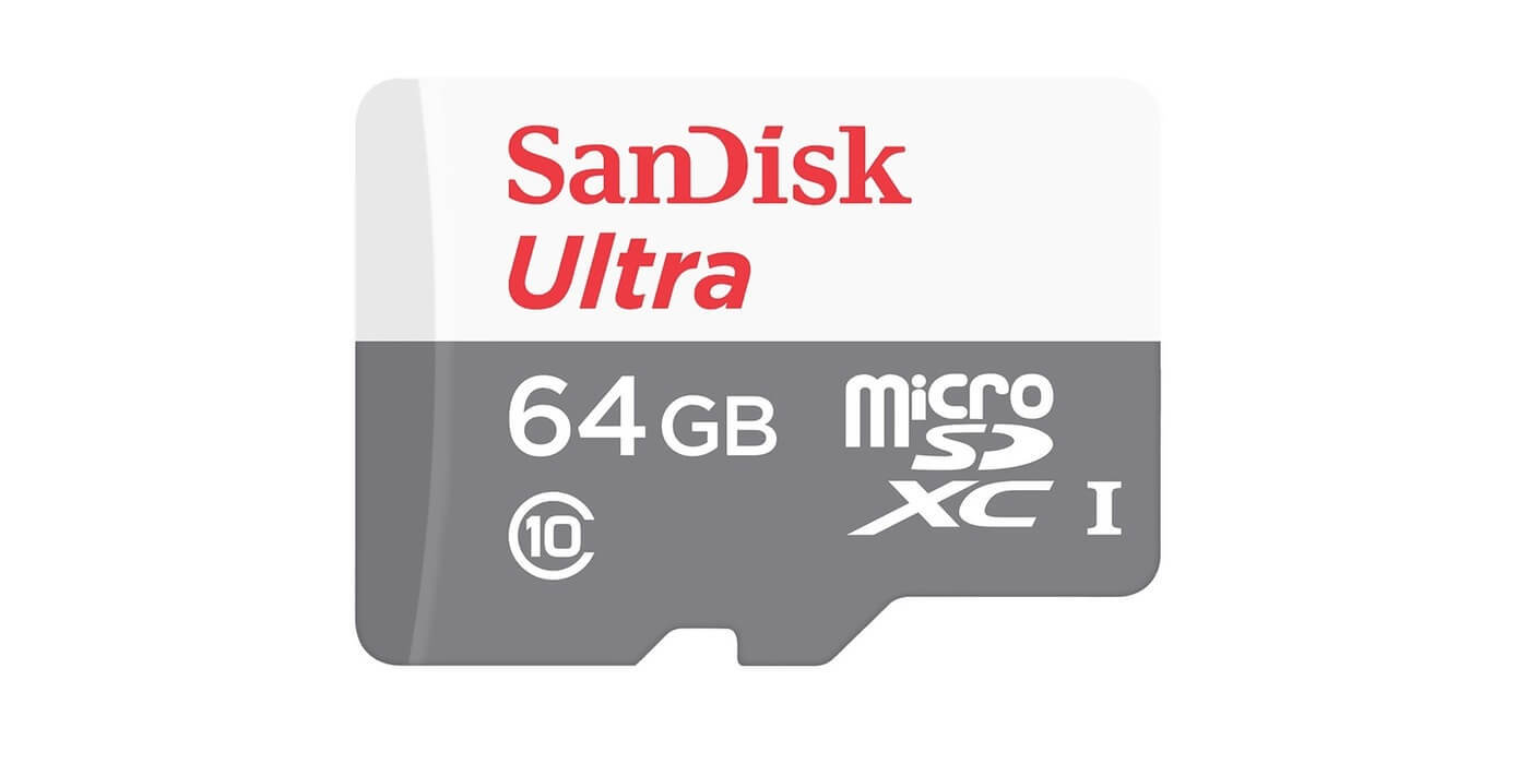 Карта памяти 64GB MicroSD SanDisk class 10